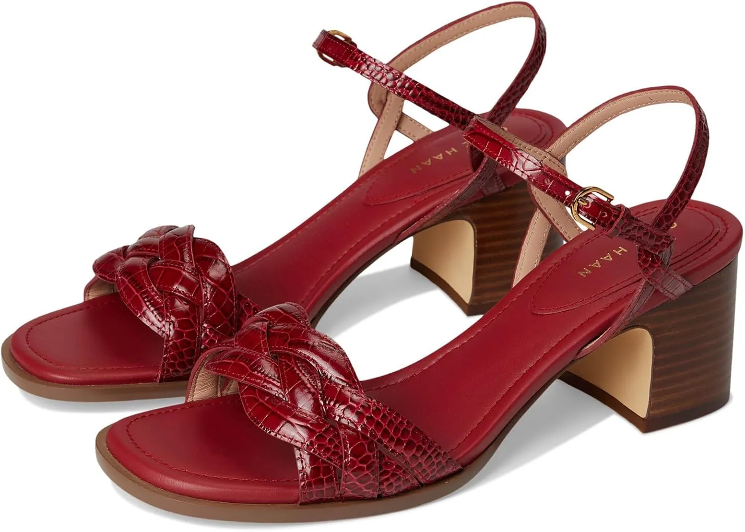 Cole Haan Women's Ambrose Braid Sandal Heeled