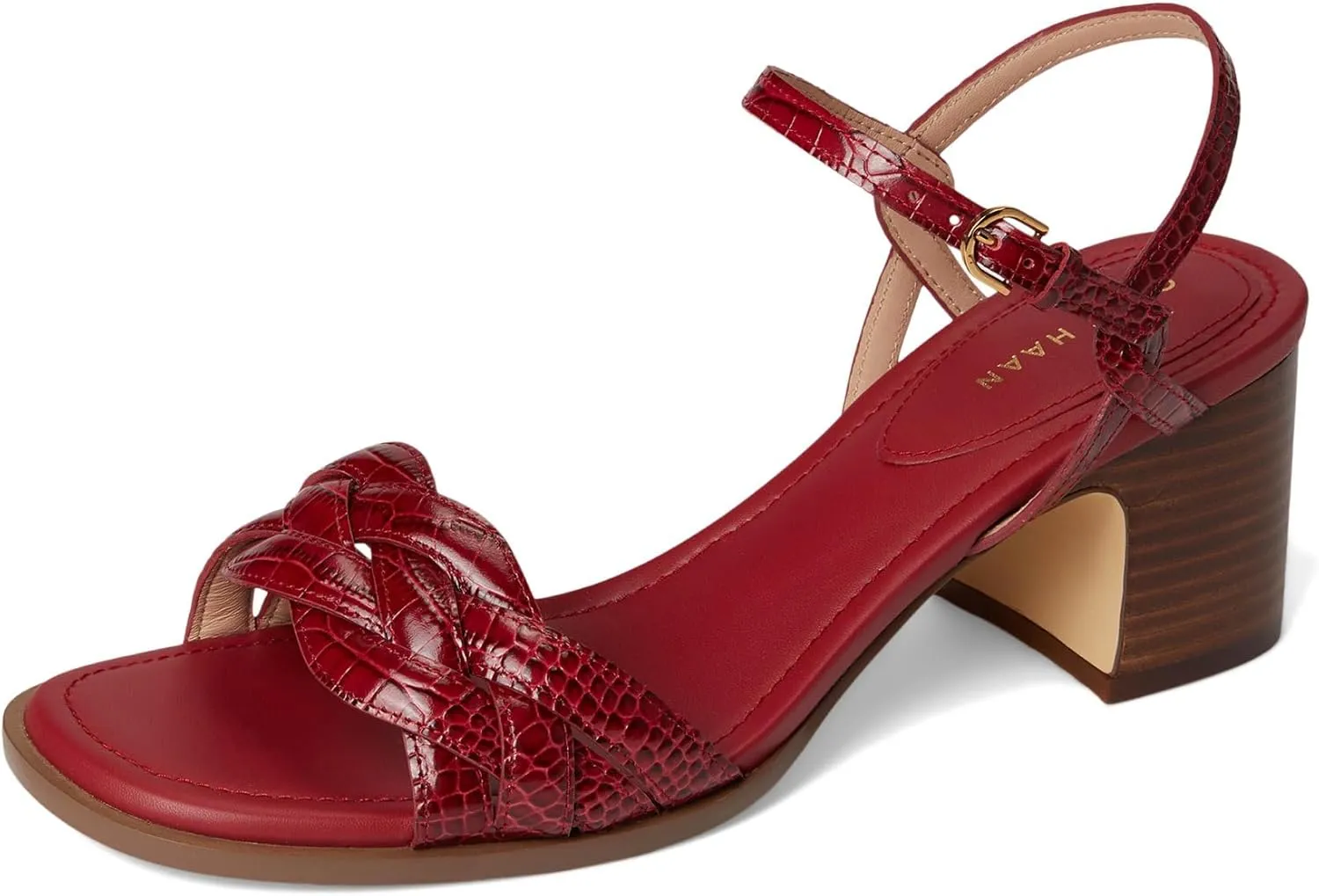Cole Haan Women's Ambrose Braid Sandal Heeled