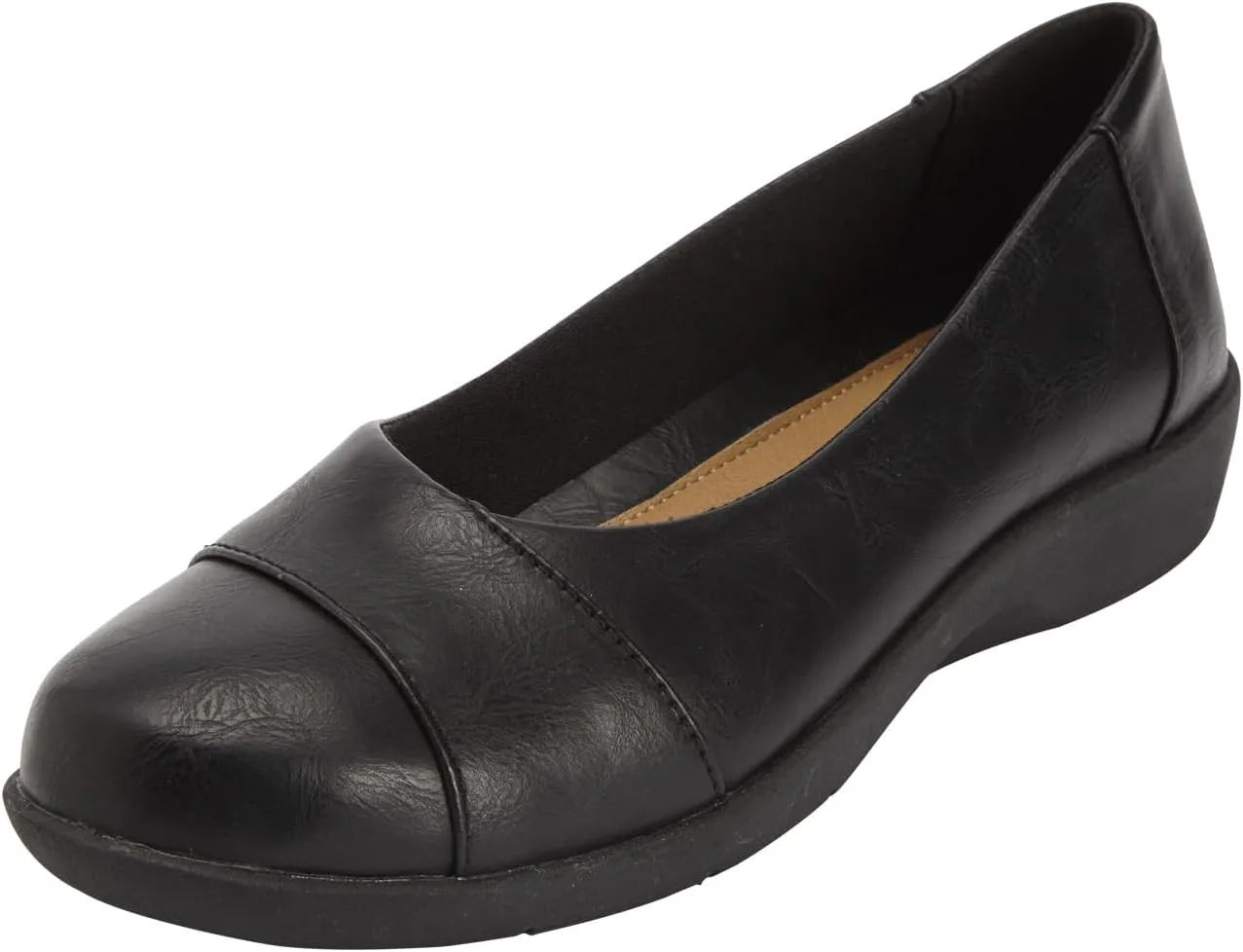 Comfortview Women's Wide Width The Gab Flat