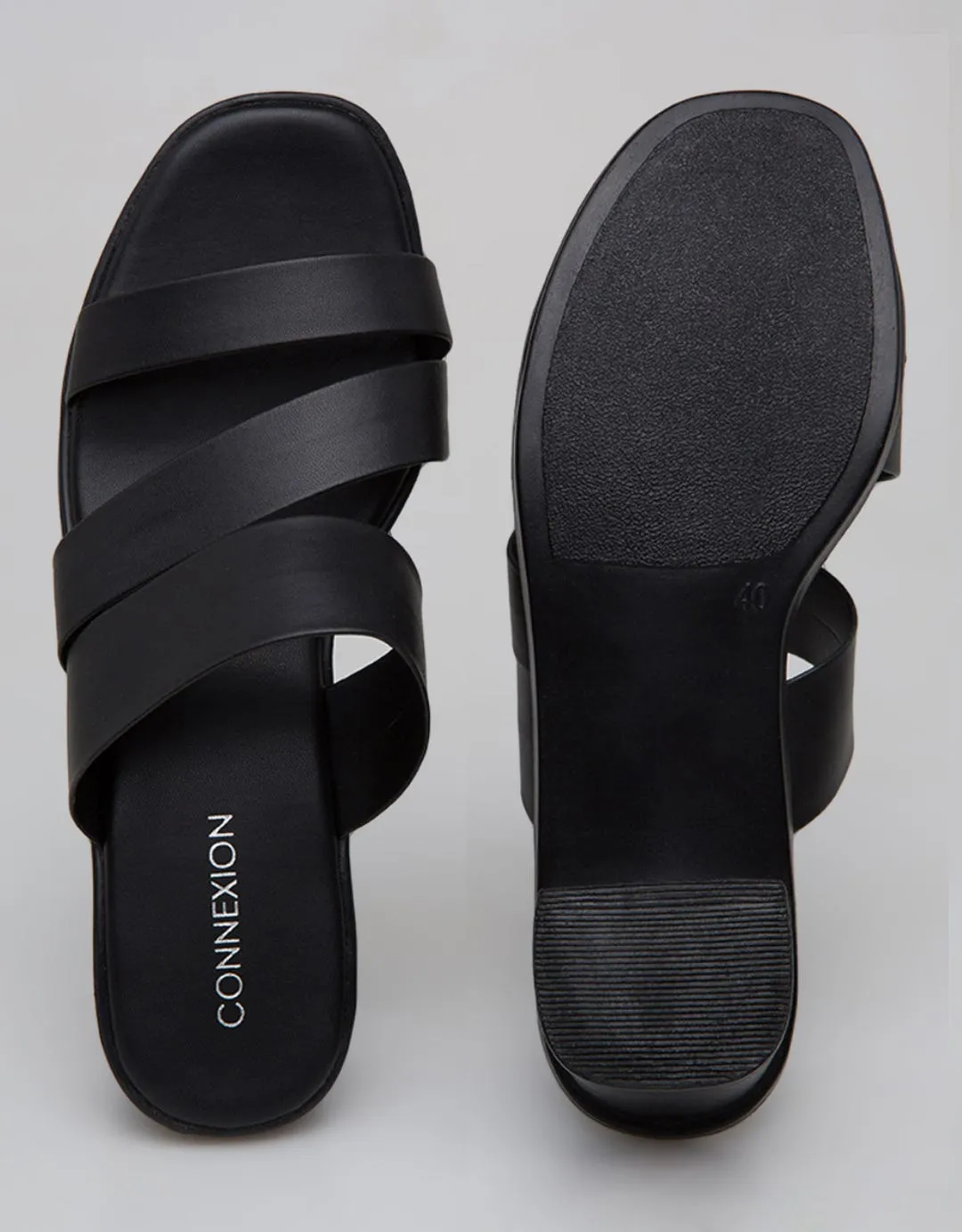 Connexion Slipper Sandals Triple Strap  Wanita