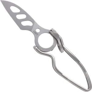 CRKT Daktyl EDC Folding Pocket Knife: Everyday Carry, Bead Blast Blade, Hole in One Center Pivot, Slide Lock, Skeletonized Frame 5151