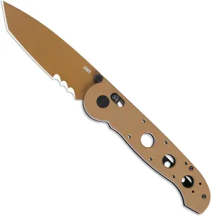 CRKT M16-14XD Folding Knife: D2 Steel Plain Edge Blade, Grivory Handle, Reversible Pocket Clip, M16-14XD
