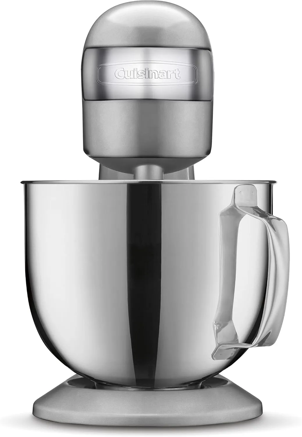 Cuisinart SMD-50BC Precision Pro 5.5-Quart Digital Stand Mixer With 12-Speeds, 3 Preprogrammed Food Prep Settings, Mixing Bowl, Whisk, Flat Mixing Paddle, Dough Hook, And Splash Guard, Silver Lining