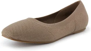 CUSHIONAIRE Selfie Women's Dressy Work Knit Flat with  Memory Foam and Wide Widths Available