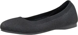 CUSHIONAIRE Women's Tyra Knit Flat with  Memory Foam and Wide Widths Available