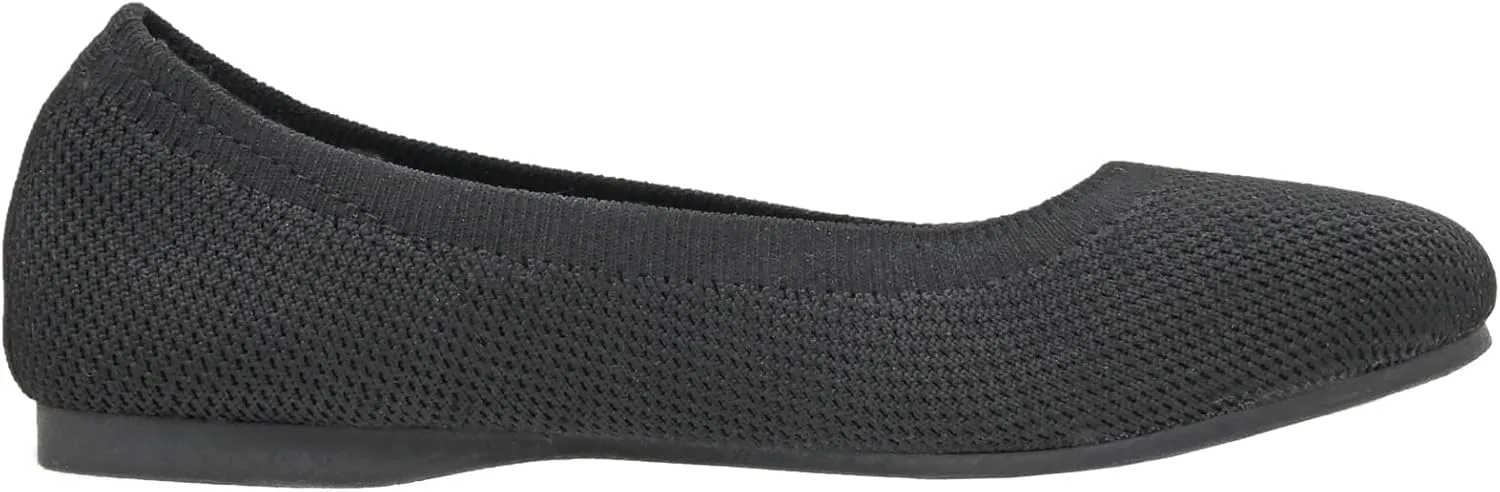 CUSHIONAIRE Women's Tyra Knit Flat with  Memory Foam and Wide Widths Available