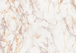 d-c-fix 346-0120 Decorative Self-Adhesive Film, Cortes Brown Marble, 17" x 78" Roll