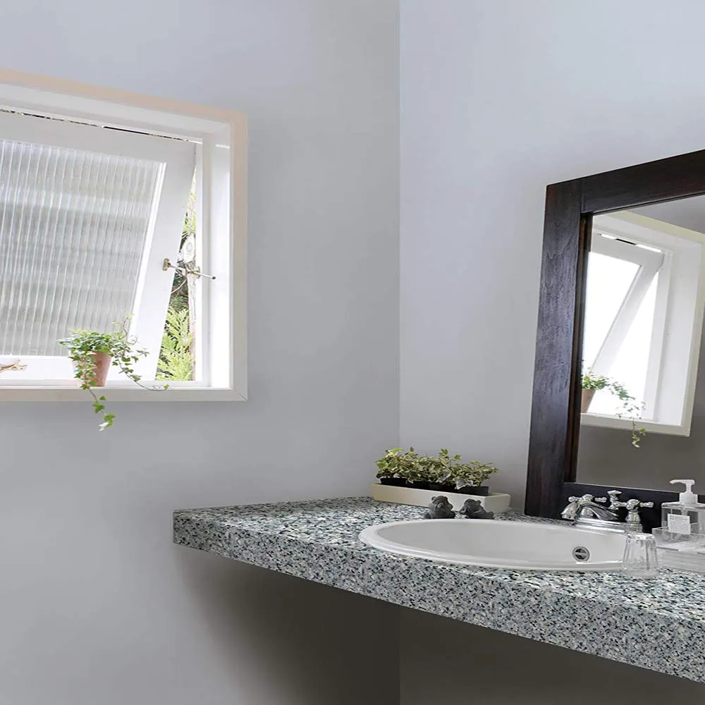d-c-fix 346-0180 Decorative Self-Adhesive Film, Grey Granite, 17" x 78" Roll