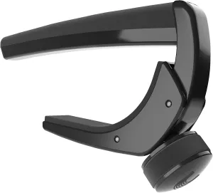 D'Addario Guitar Capo – Pro Plus Capo - Ideal for Acoustic, Electric, Classical, & 12-String Guitars - Black
