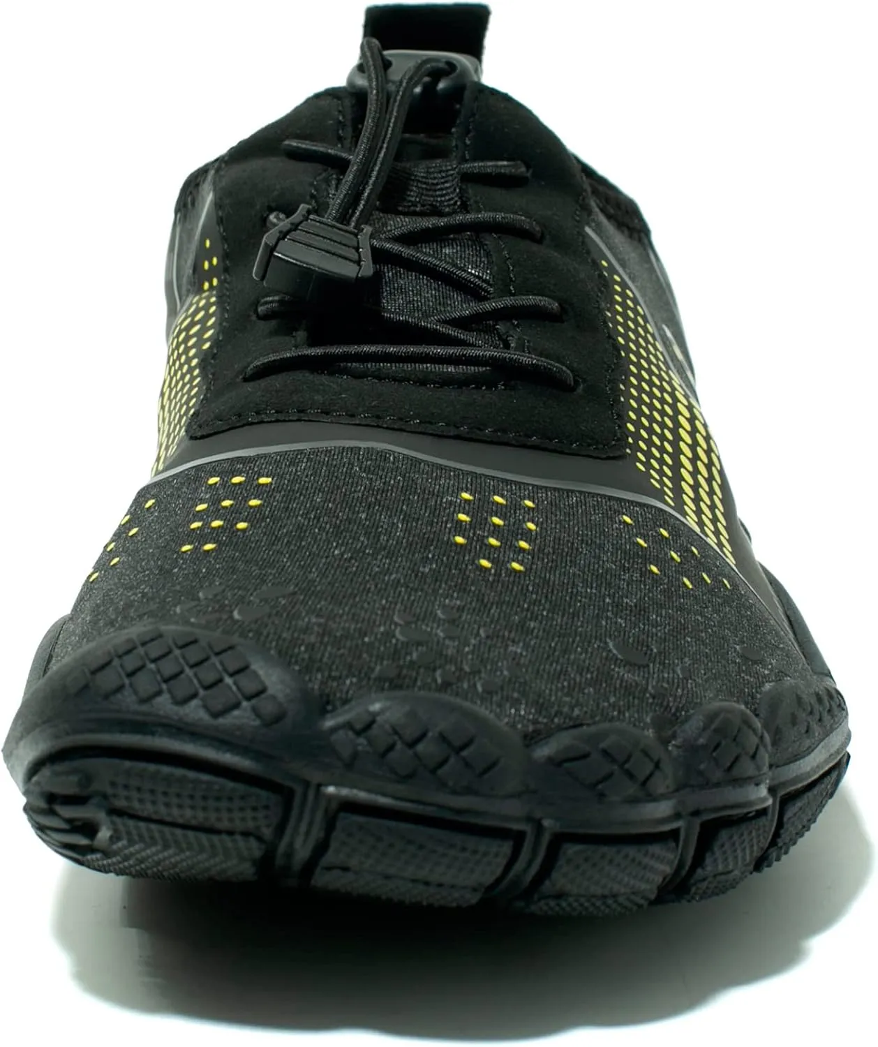 deenor Adjustable Water Shoes for Men Quick Dry Wide Toe Aqua Shoes for Swim Beach Surf