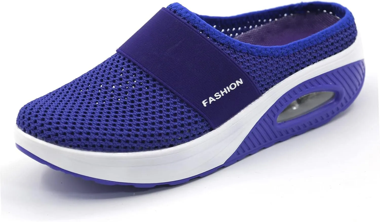 Diabetic Air-Cushion Slip-On Walking Shoes, Orthopedic Diabetic Slippers, with Arch-Support for Women