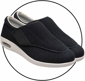 Diabetic Shoes for Men Extra Wide Width Adjustable Closure Walking Shoes Lightweight Loafer Slip On Boat Wide Fit Trainers Men Slip-on Sneakers for Men