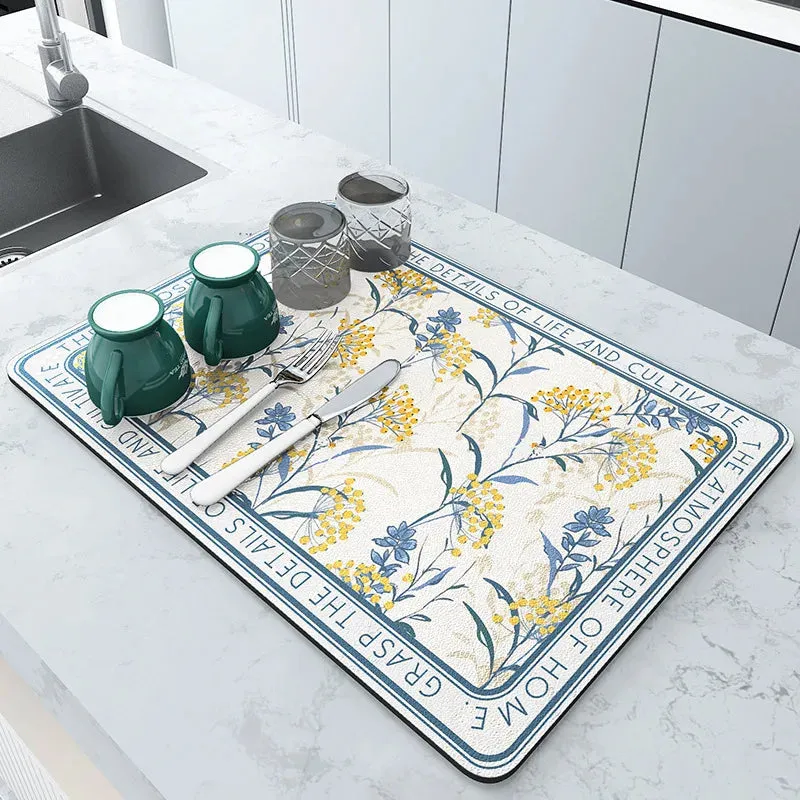 DiatomDry Pro Quick-Absorbing Kitchen and Bath Mat