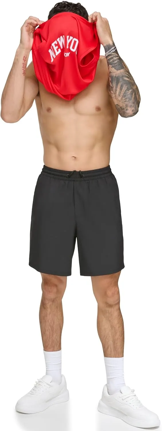 DKNY Men's Sleeveless Quick Dry 40  Protection UPF Active Top