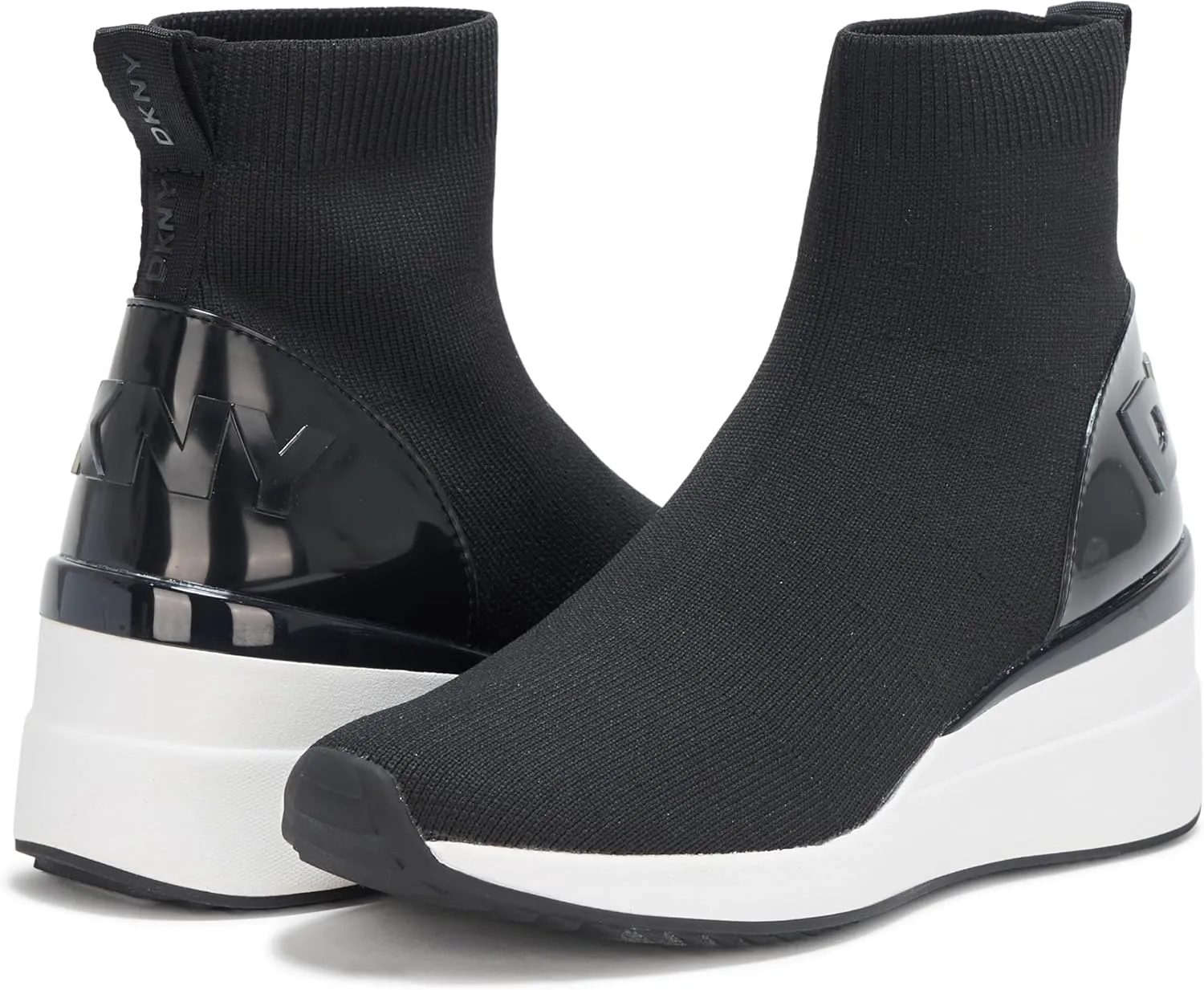 DKNY Women's Permila Hightop Wedge Sneaker