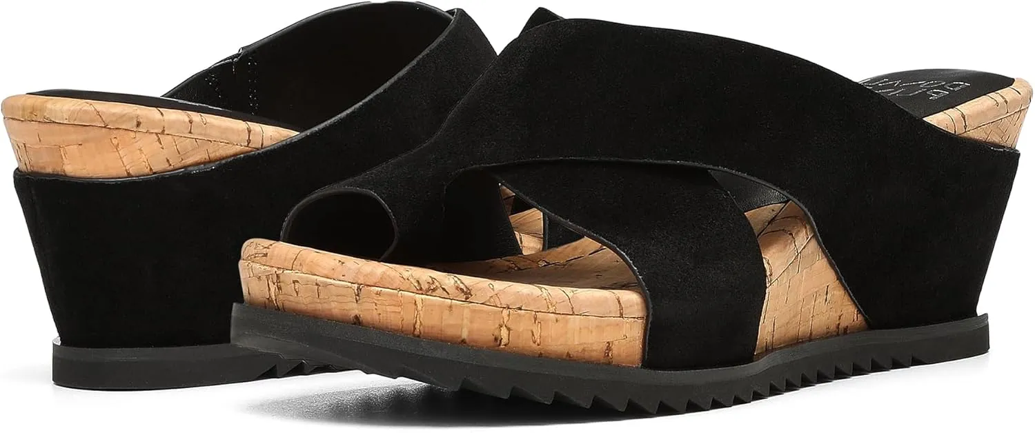 Donald Pliner Women's SISU Wedge Sandals, Comfortable Sandals, Women’s Sandals, Platform Sandals, 2.5-Inch Heel, Heeled Sandal, Toe-Ring Sandal