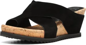 Donald Pliner Women's SISU Wedge Sandals, Comfortable Sandals, Women’s Sandals, Platform Sandals, 2.5-Inch Heel, Heeled Sandal, Toe-Ring Sandal