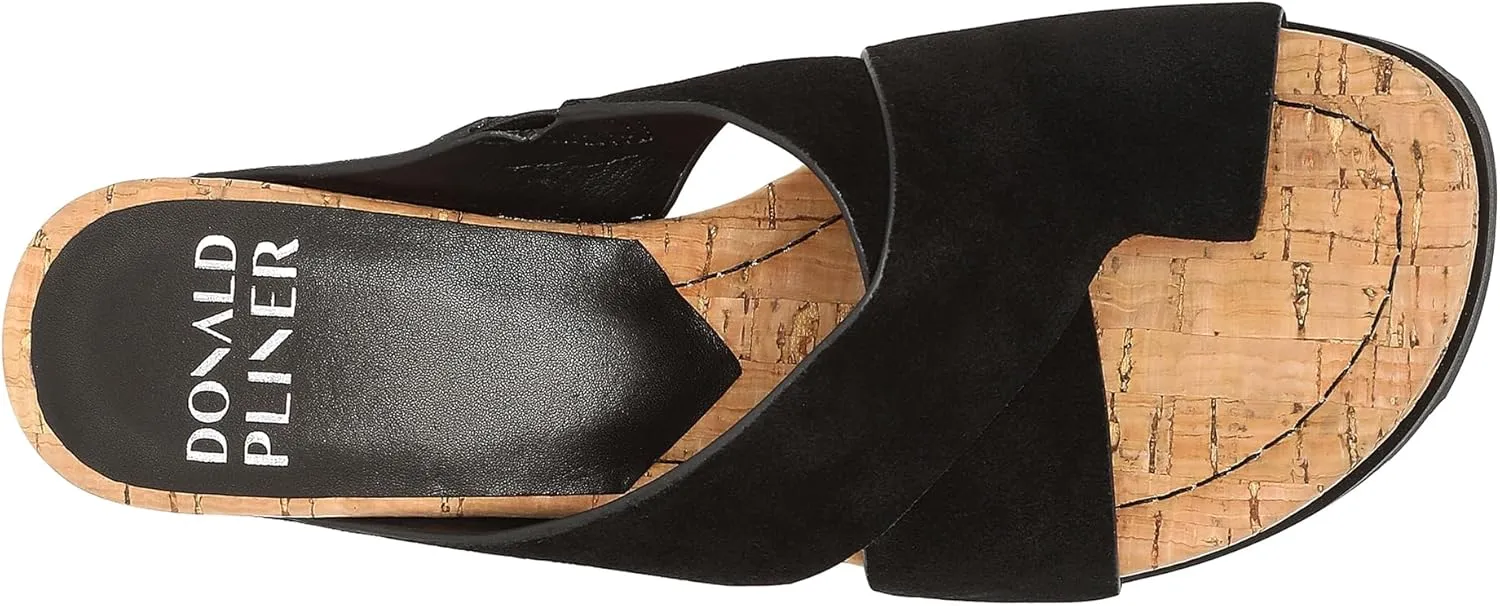 Donald Pliner Women's SISU Wedge Sandals, Comfortable Sandals, Women’s Sandals, Platform Sandals, 2.5-Inch Heel, Heeled Sandal, Toe-Ring Sandal