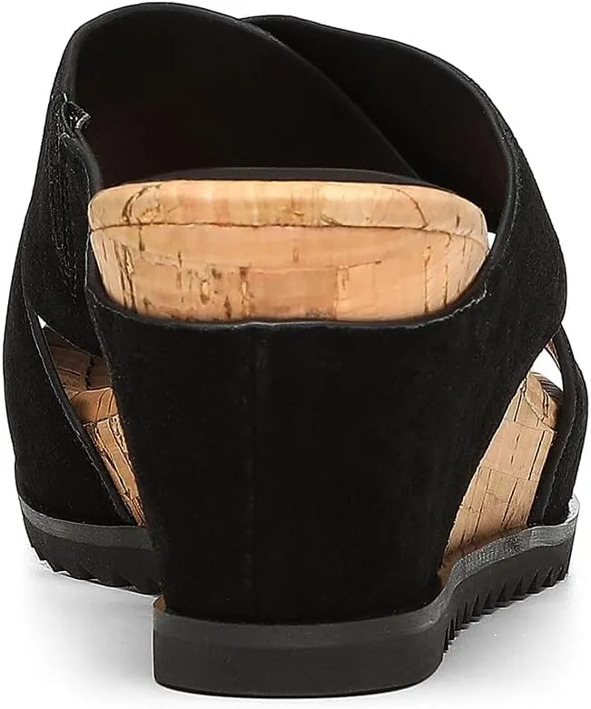 Donald Pliner Women's SISU Wedge Sandals, Comfortable Sandals, Women’s Sandals, Platform Sandals, 2.5-Inch Heel, Heeled Sandal, Toe-Ring Sandal