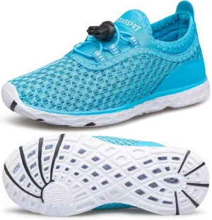 DOUSSPRT Water Shoes for Kids Boys Girls Quick Dry Beach Sports Swim Pool Aqua Shoes for Toddler/Little Kid/Big Kid