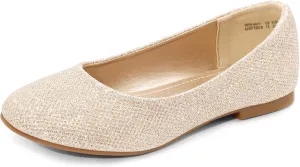DREAM PAIRS Girls Dress Shoes Slip on Ballerina Flats for Wedding/Party