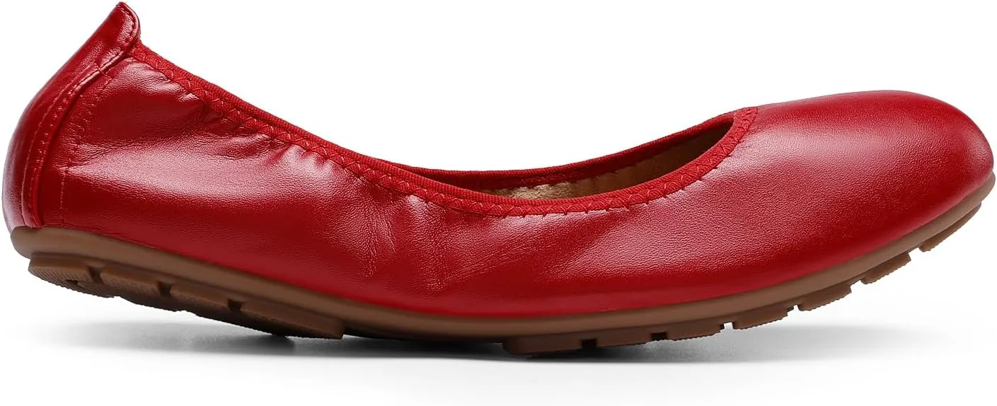 DREAM PAIRS Women’s Ballet Flats Foldable Round Toe Dressy Comfortable Slip On Dress Shoes