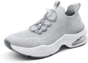DREAM PAIRS Women's Walking Sneakers, Slip-on Air Cushion Nori Slip Resistant Tennis Casual Gym Workout Chas Nurse Restaurant Work Shoes