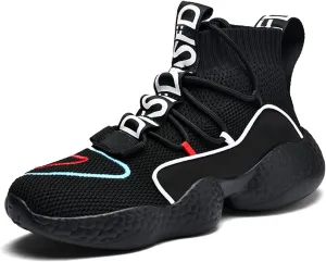 DRESER Couple Shoes High top Men's Socks Shoes Running Light Breathable Casual Women's Sports Shoes Fashion Sports Shoes Climbing Shoes