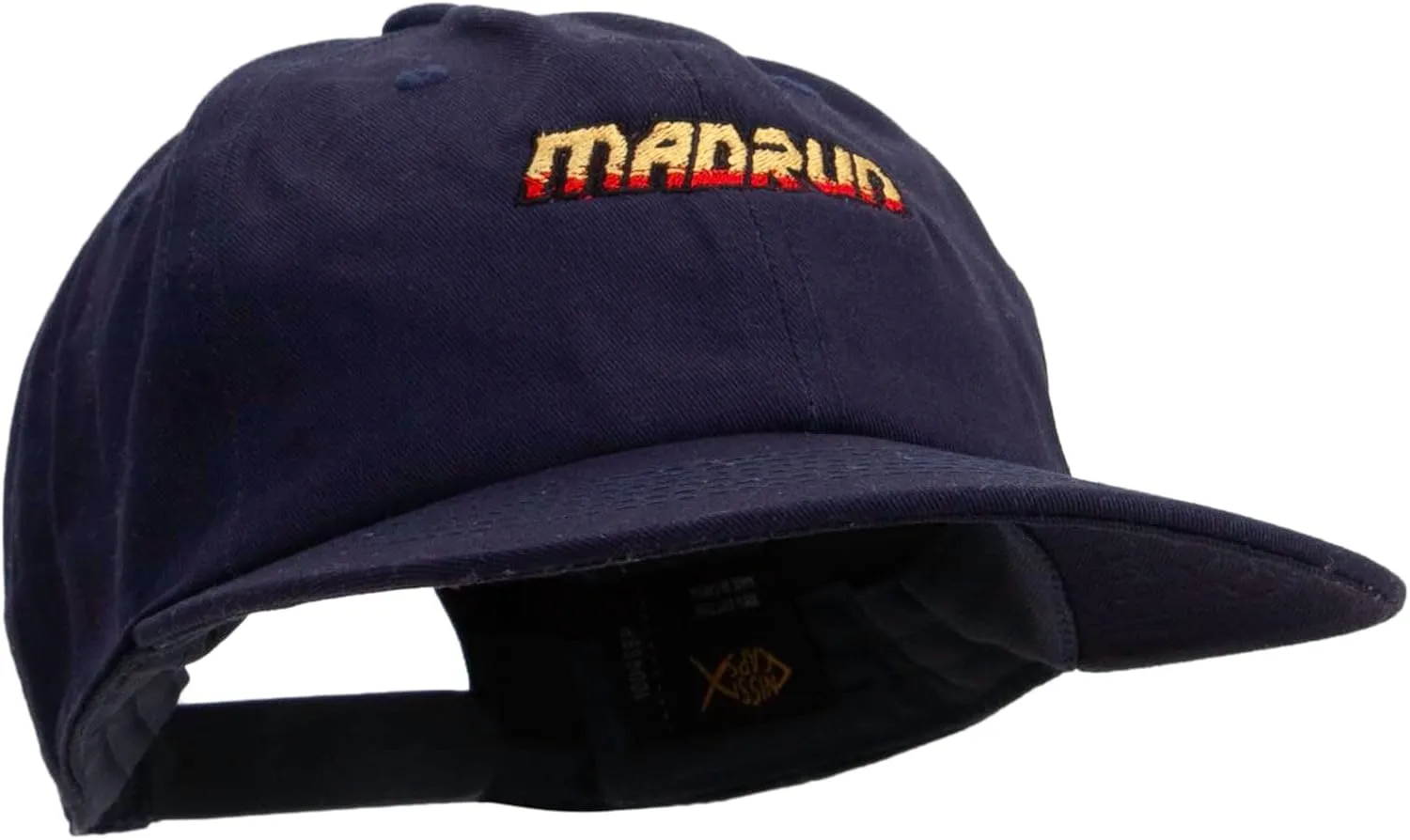 e4Hats.com Madrun Race Embroidered Unconstructed High Profile Cotton Flat Bill Cap