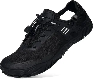 Eagsouni Womens Mens Water Shoes Quick Dry Sport Aqua Shoes Barefoot Non-Slip Outdoor Hiking Sandals with Wide Toe Box & Arch Support
