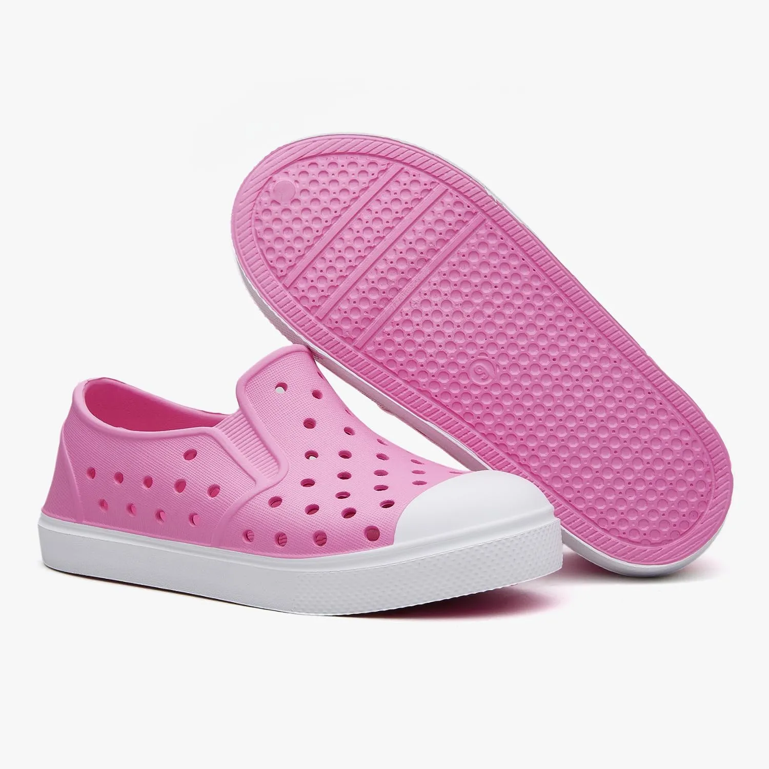 EasyStar Toddler/Little Kid Breathable Hole EVA Sandals with slip-on for girls and boys