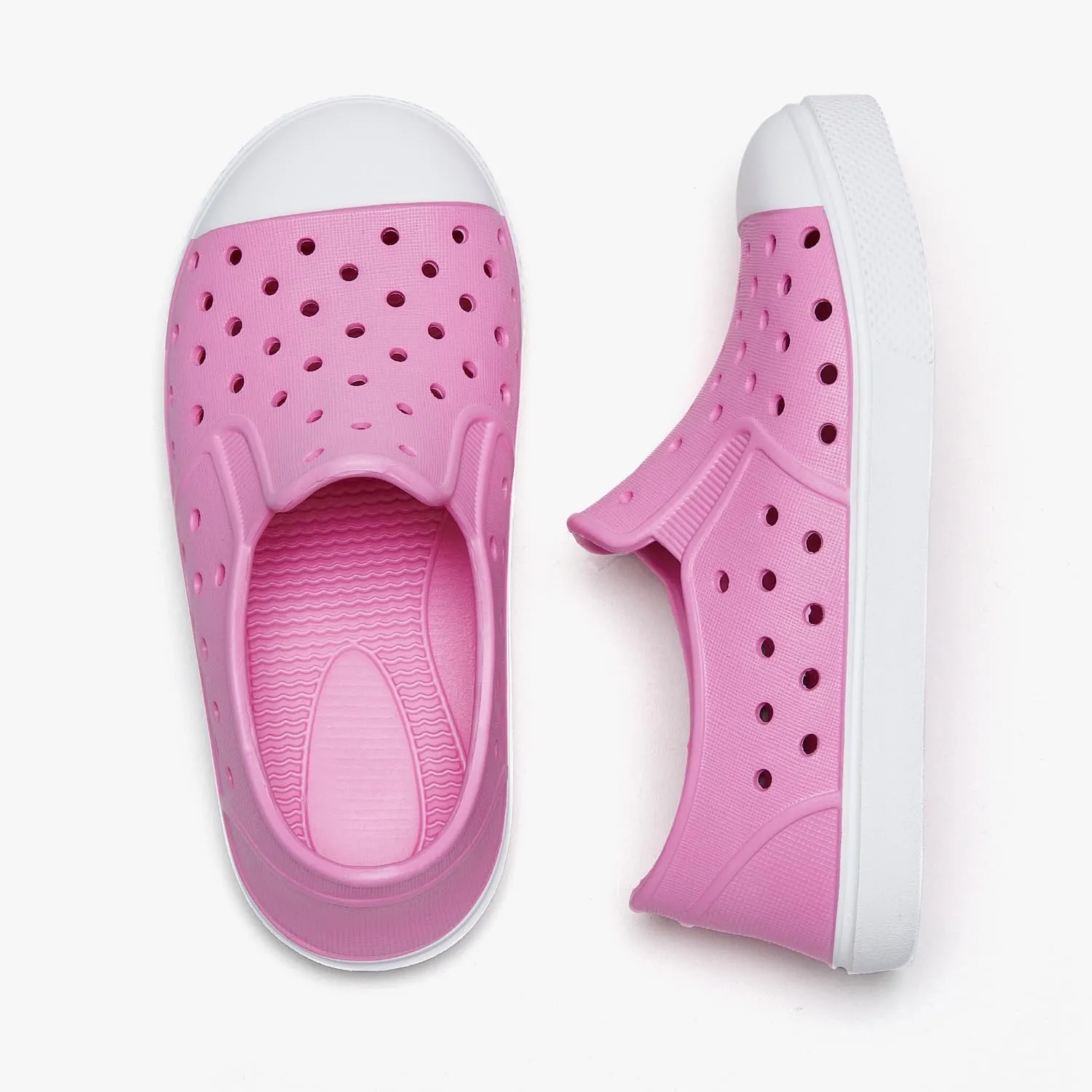EasyStar Toddler/Little Kid Breathable Hole EVA Sandals with slip-on for girls and boys