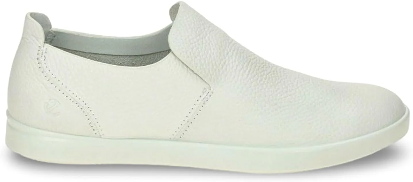 ECCO Womens Leisure 205143 Leather White Shoes 8-8.5 US