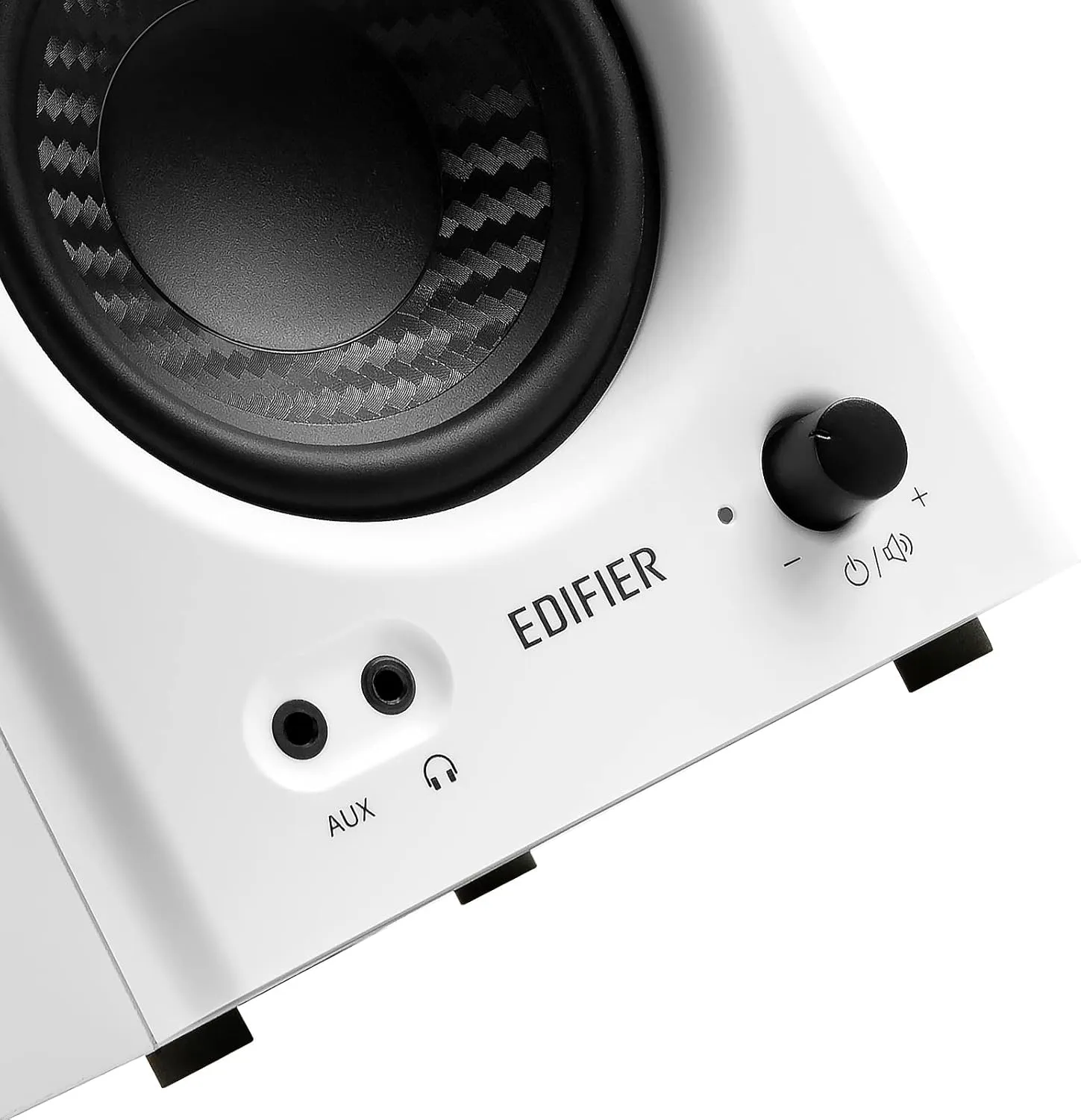 Edifier MR4 Powered Studio Monitor Speakers, 4" Active Near-Field Monitors Speaker - White (Pair)