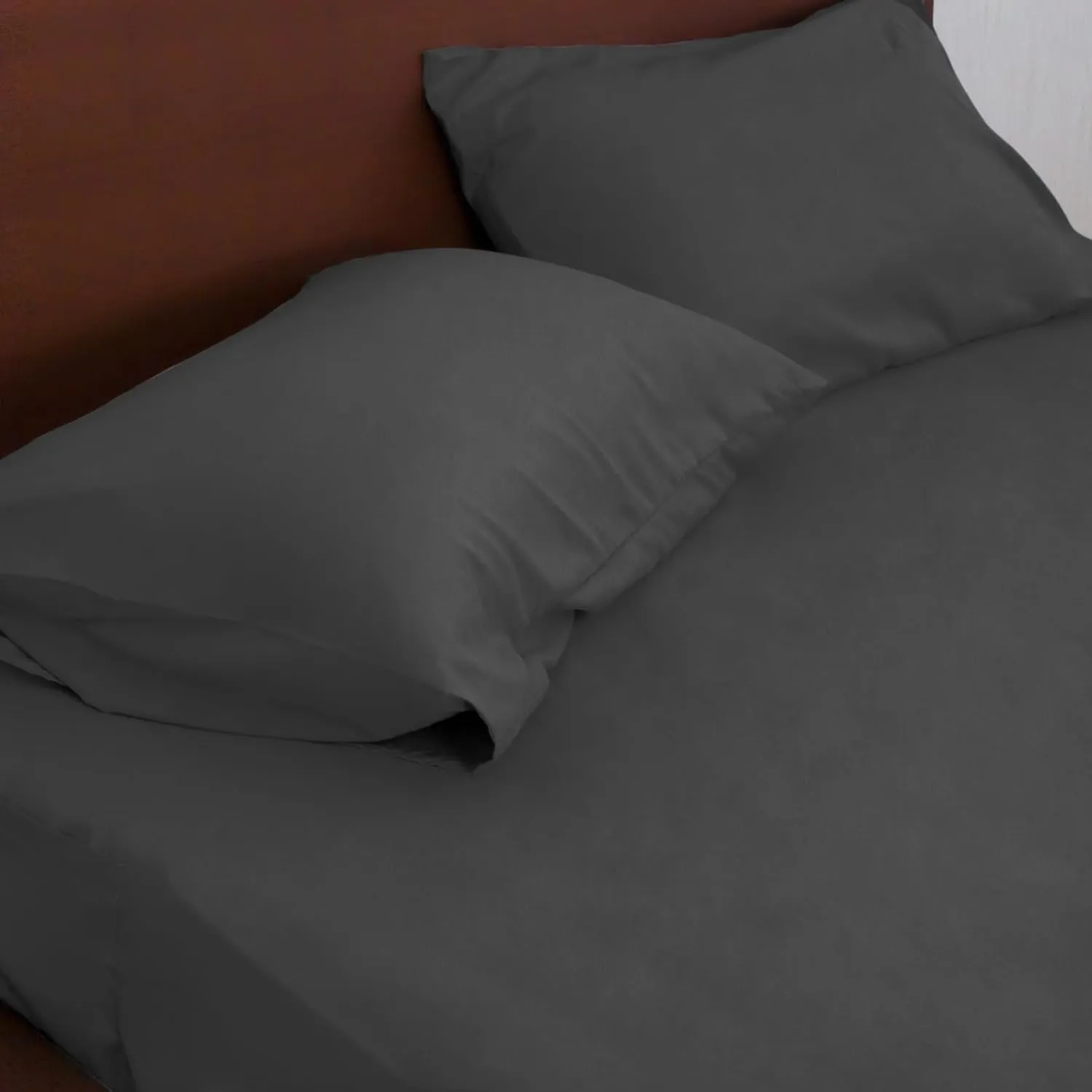 Extra Deep Pocket Queen Sheet Sets for Air Mattress - Deep Pocket Sheets Queen Size Sets - Sheets with Pocket on Side - Easily Fits Extra Deep 16 in to 24 in Pillow Top (Black)