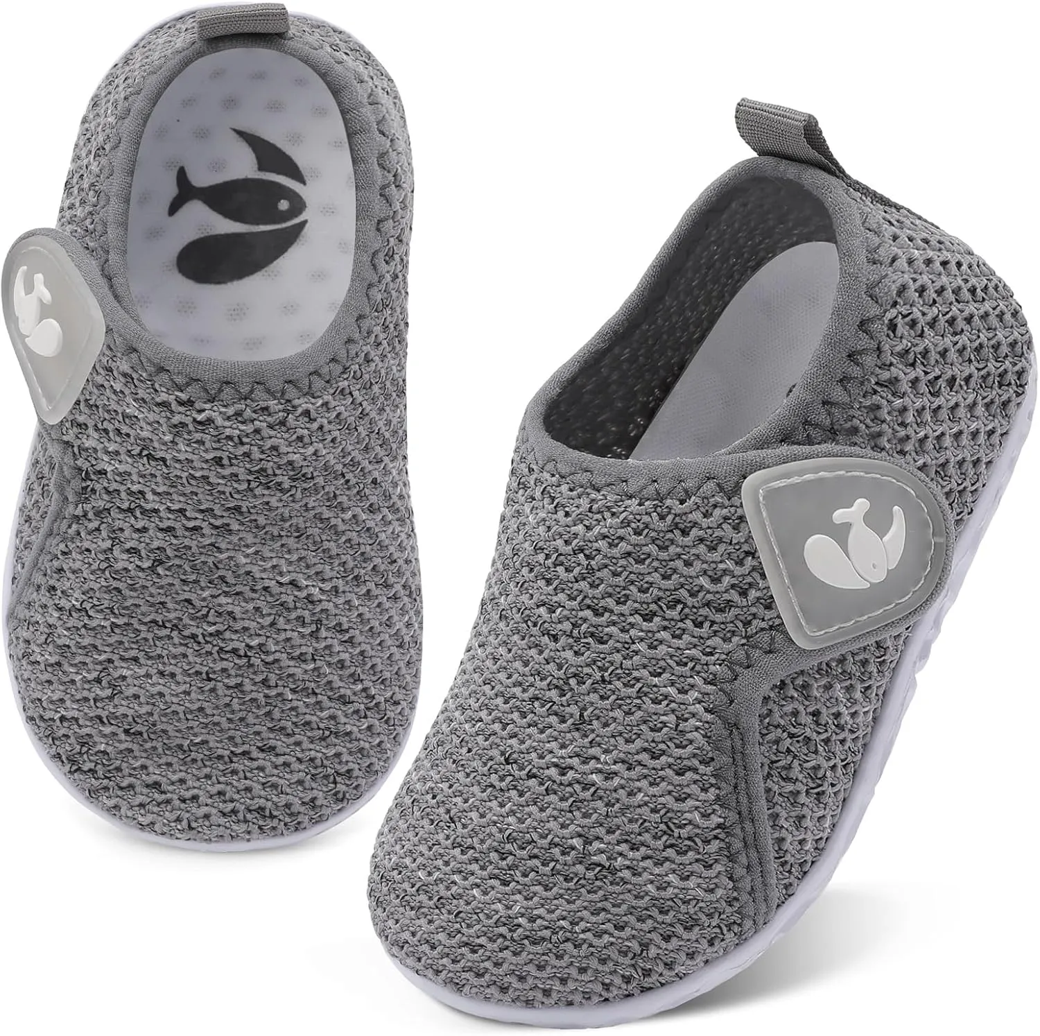 FEETCITY Boys Girls Water Shoes Kids Aqua Socks Quick Dry Barefoot for Beach Swimming Pool