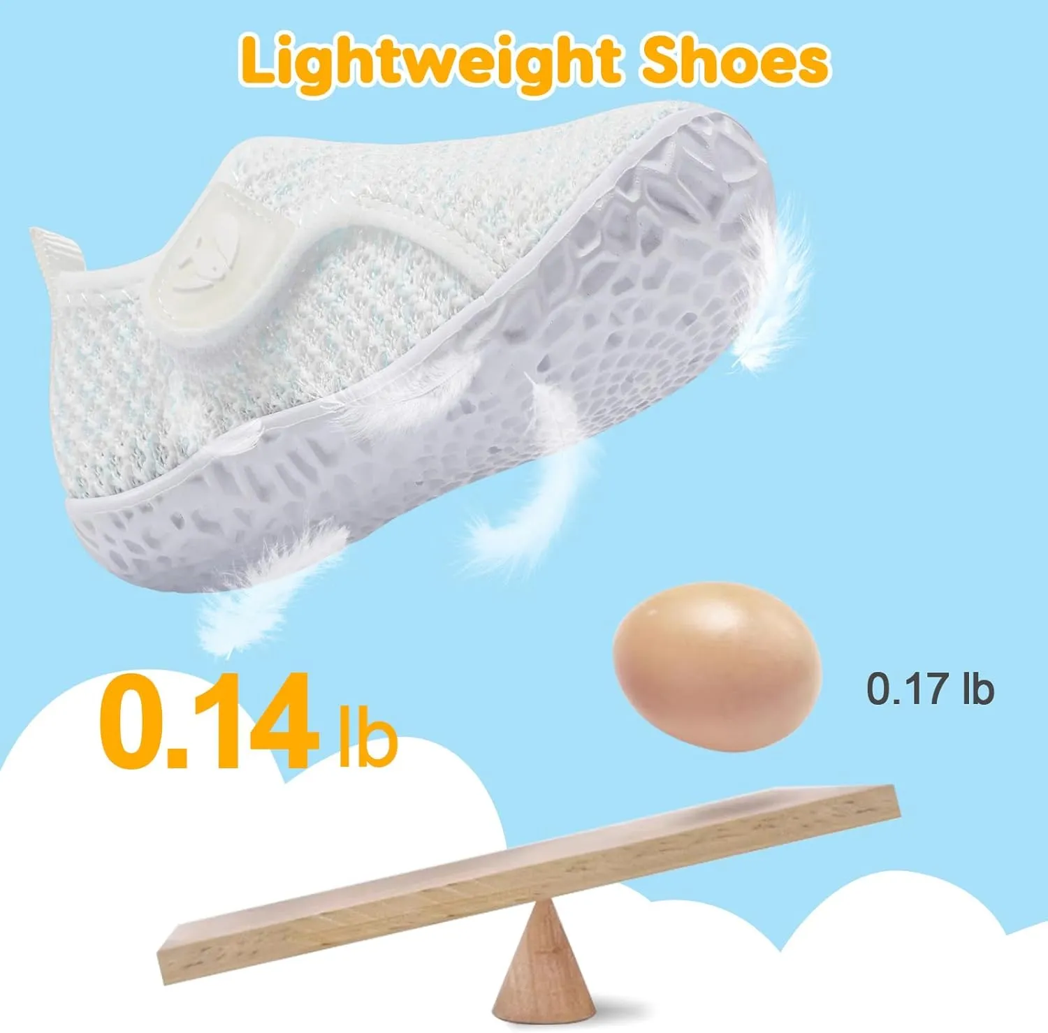 FEETCITY Boys Girls Water Shoes Kids Aqua Socks Quick Dry Barefoot for Beach Swimming Pool