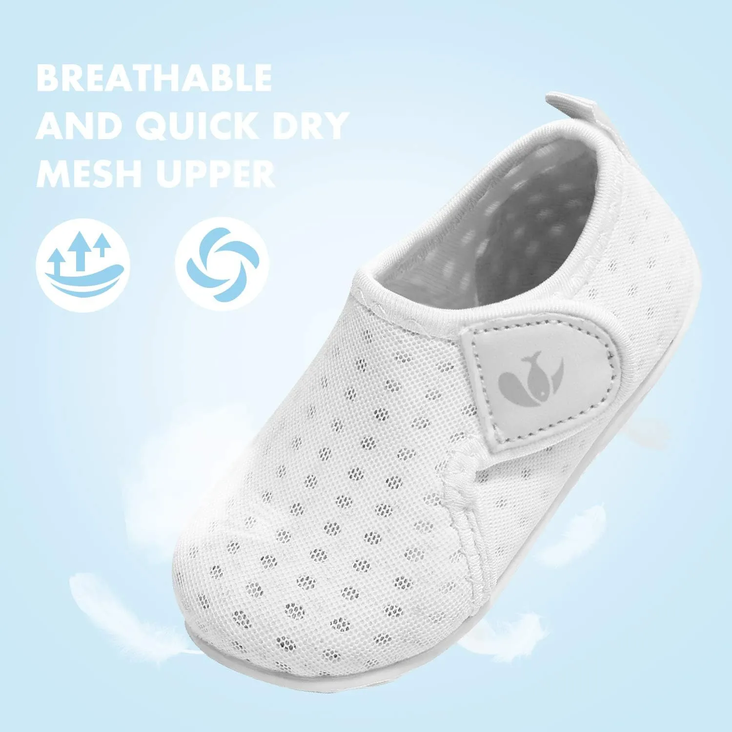 FEETCITY Boys Girls Water Shoes Kids Aqua Socks Quick Dry Barefoot for Beach Swimming Pool