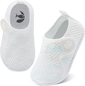 FEETCITY Boys Girls Water Shoes Kids Aqua Socks Quick Dry Barefoot for Beach Swimming Pool