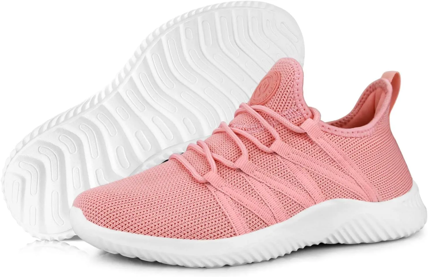 Feethit Womens Slip On Running Shoes Non Slip Walking Shoes Lightweight Gym Workout Shoes Breathable Fashion Sneakers
