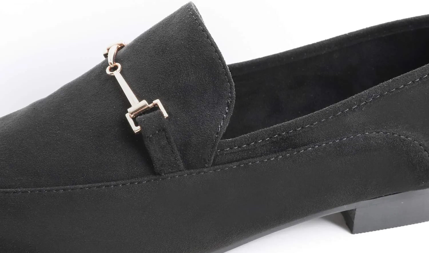 FEVERSOLE Women's Fashion Dress Comfort Low Heel Office Penny Loafer Flats