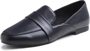 FEVERSOLE Women's Fashion Dress Comfort Low Heel Office Penny Loafer Flats