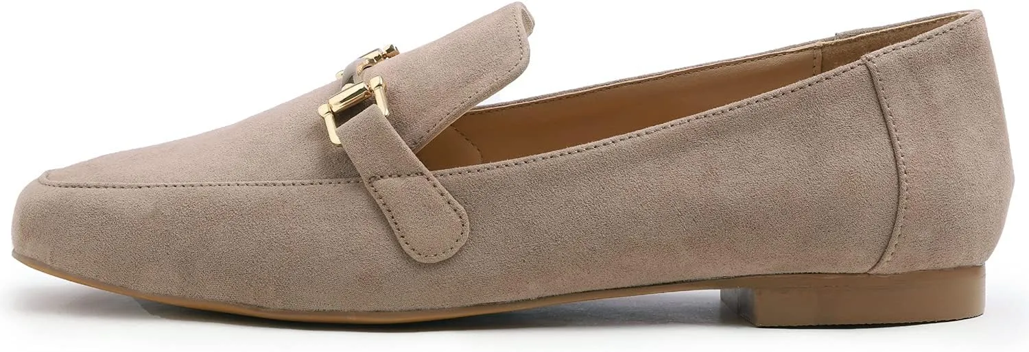 Feversole Women's Fashion Trim Deco Loafer Slippers
