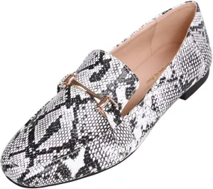 Feversole Women's Fashion Trim Deco Loafer Slippers