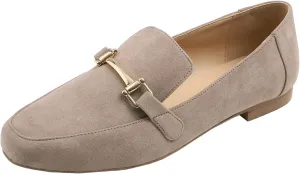 Feversole Women's Fashion Trim Deco Loafer Slippers