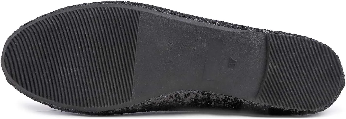 FEVERSOLE Women's Macaroon Colorful Memory Foam Cushion Insock Patent Ballet Flat