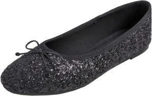 FEVERSOLE Women's Macaroon Colorful Memory Foam Cushion Insock Patent Ballet Flat