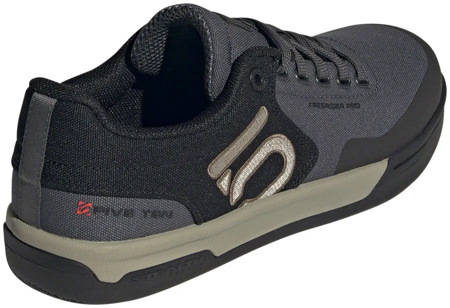 Five Ten Freerider Pro Canvas Flat Shoes - Men's, Gray Six/Silver Pebble/Core Black, 8.5
