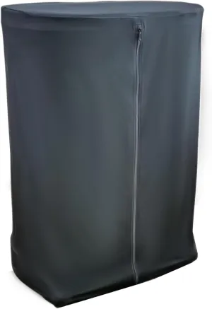 FixtureDisplays® 27.5 X 15.7 X 39.3" Bag/Cover, Black Stretch Fabric Enclosure, Grate to Convert Tradeshow Carrying Case to a Podium Cocktail Table 15936-Podium Cover-NPF