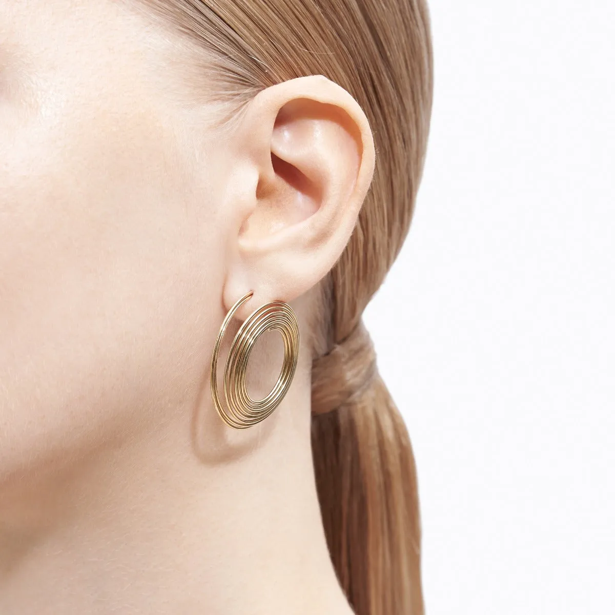 Flat Hoop Earring 03